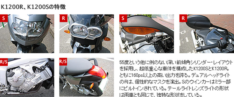 BMWバイク比較インプレッション「K1200R vs K1200S」 特集記事＆最新情報 | バージンBMW