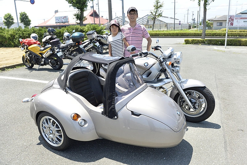 R1200Cモントーク＋サイドカー 小山貴右さん＆結加ちゃん BMW愛車紹介 | バージンBMW