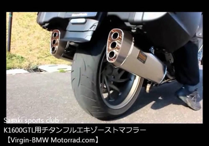 K1600GTL用チタンフルエキゾーストマフラー BMWバイク 動画集 | バージンBMW